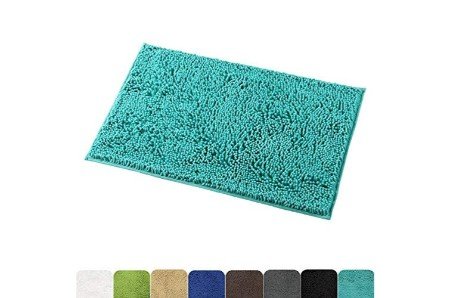 Turquoise Bath Rug