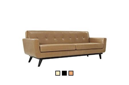 Tan Leather Sofa